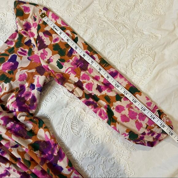 CAbi Everybody Luxe Hydrangea Floral Print Midi Dress Size S - Picture 13 of 13